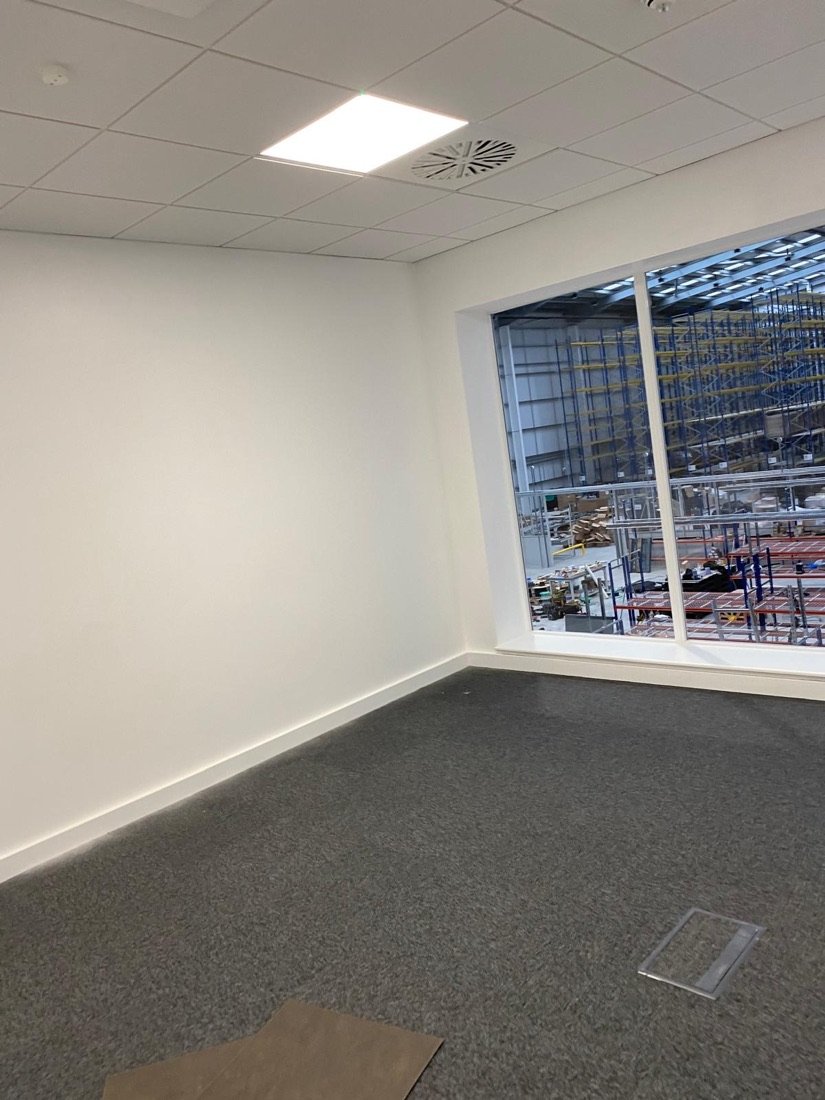 Recent commercial decorating project