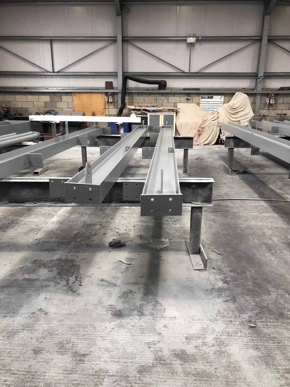 Industrial steelwork coating project